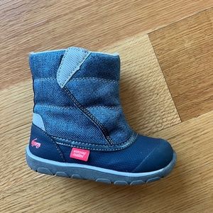 See Kai Run Baker Snow Boot Size 10 in Denim Blue